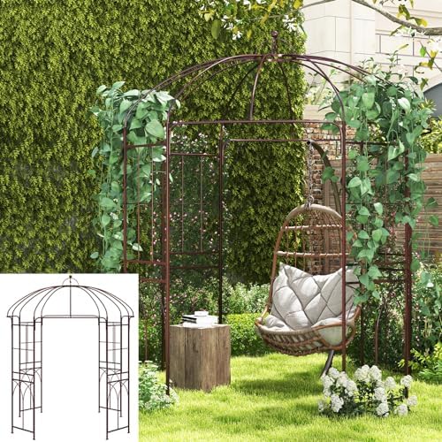 Arco de jardín estilo francés 8.4 pies