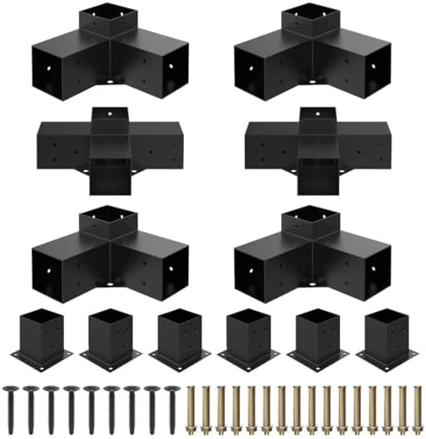 Kit de soportes para pérgola de acero