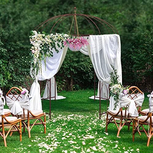 Arco de jardín estilo francés 8.4 pies