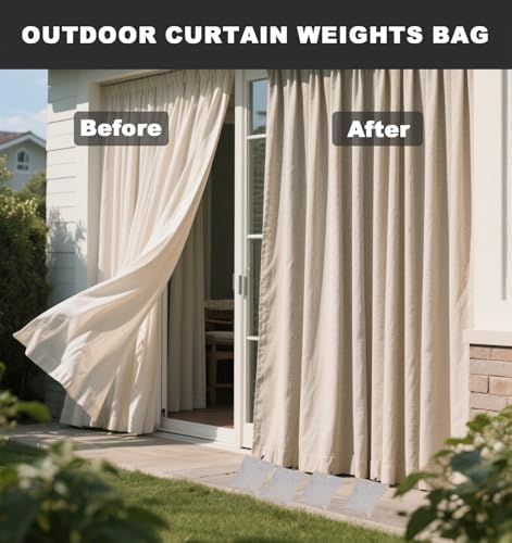 Pesas para cortinas de exterior