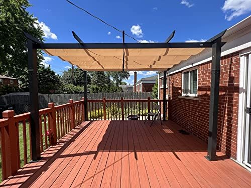Pérgola retráctil de aluminio 10x13 pies