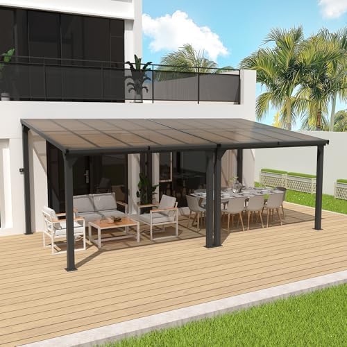 Pérgola adosada 10x20 pies