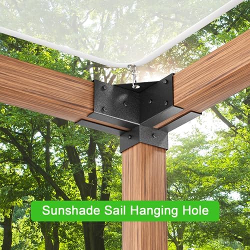 Soportes de acero para pérgola