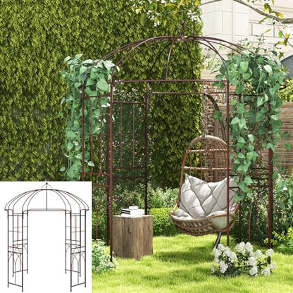 Arco de jardín estilo francés 8.4 pies