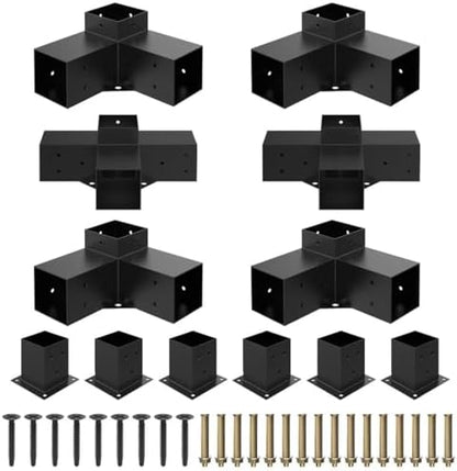 Kit de soportes para pérgola de acero