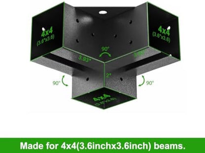 Soportes de acero para pérgola