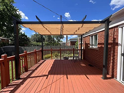 Pérgola retráctil de aluminio 10x13 pies